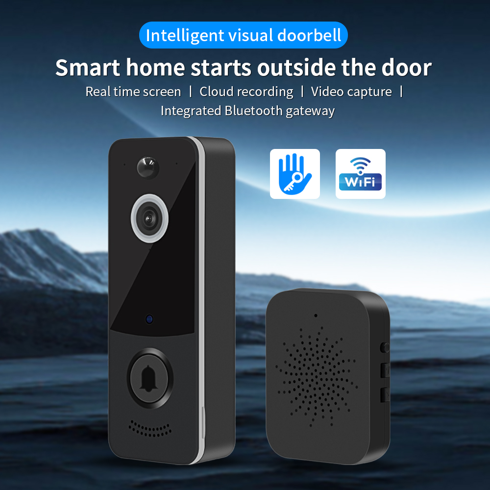 Home Security No Wifi Needed - Videocitofono WIFI 1080P App TTLOCK Campanello