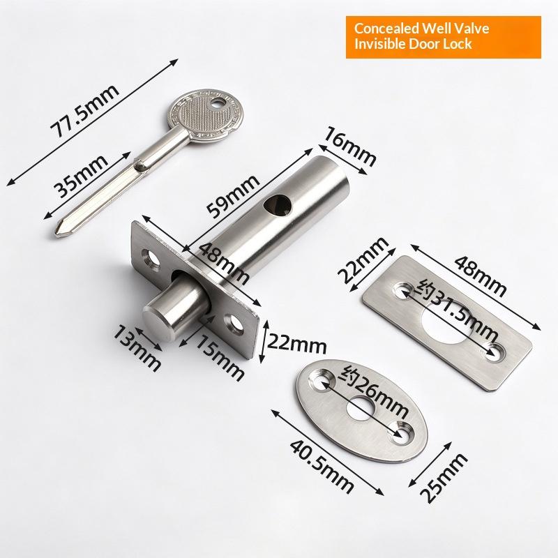 Home Security Tips - Serratura Nascosta Antifurto in Acciaio Inox