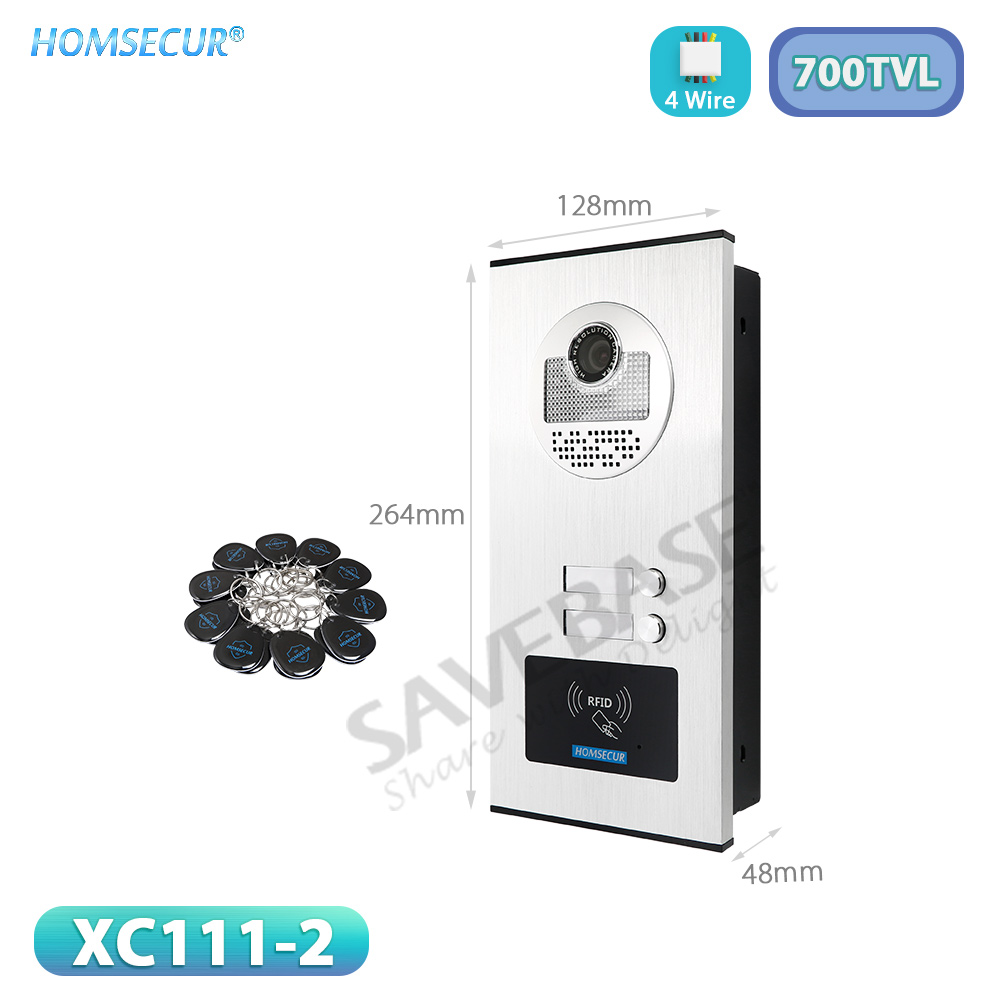 Home Security Key Fob - XC111-2 Telecamera per campanello esterno con