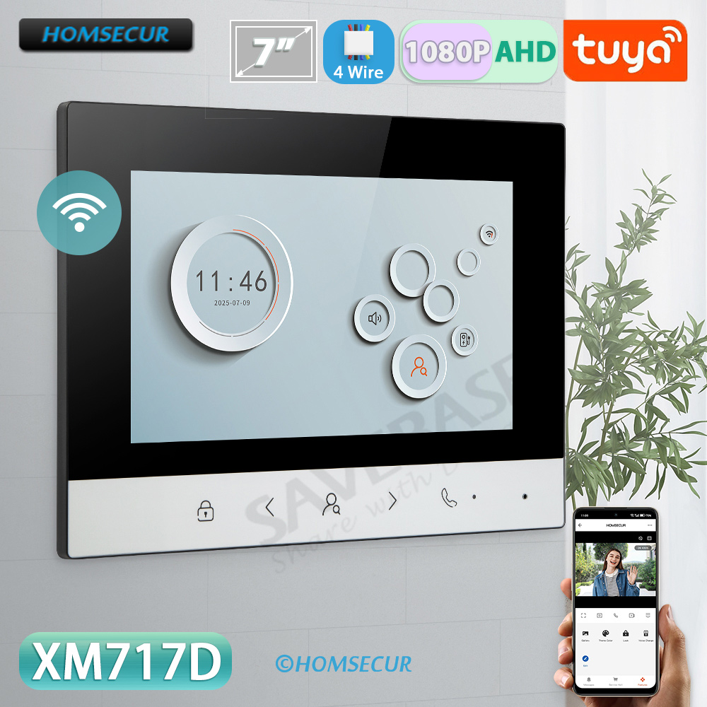 Home Security Gate - Monitor Interno WIFI Tuya Smart con