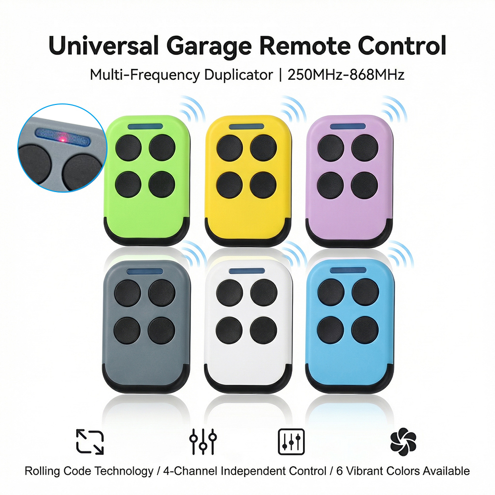 Home Security Key Fob - Telecomando per Apriporta Garage con Codice
