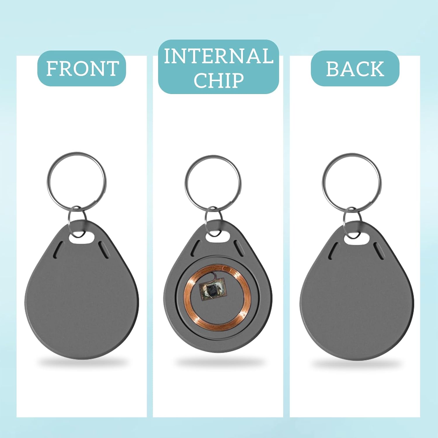 Home Security Key Fob - Scheda Smart Key Tag NFC 100P,