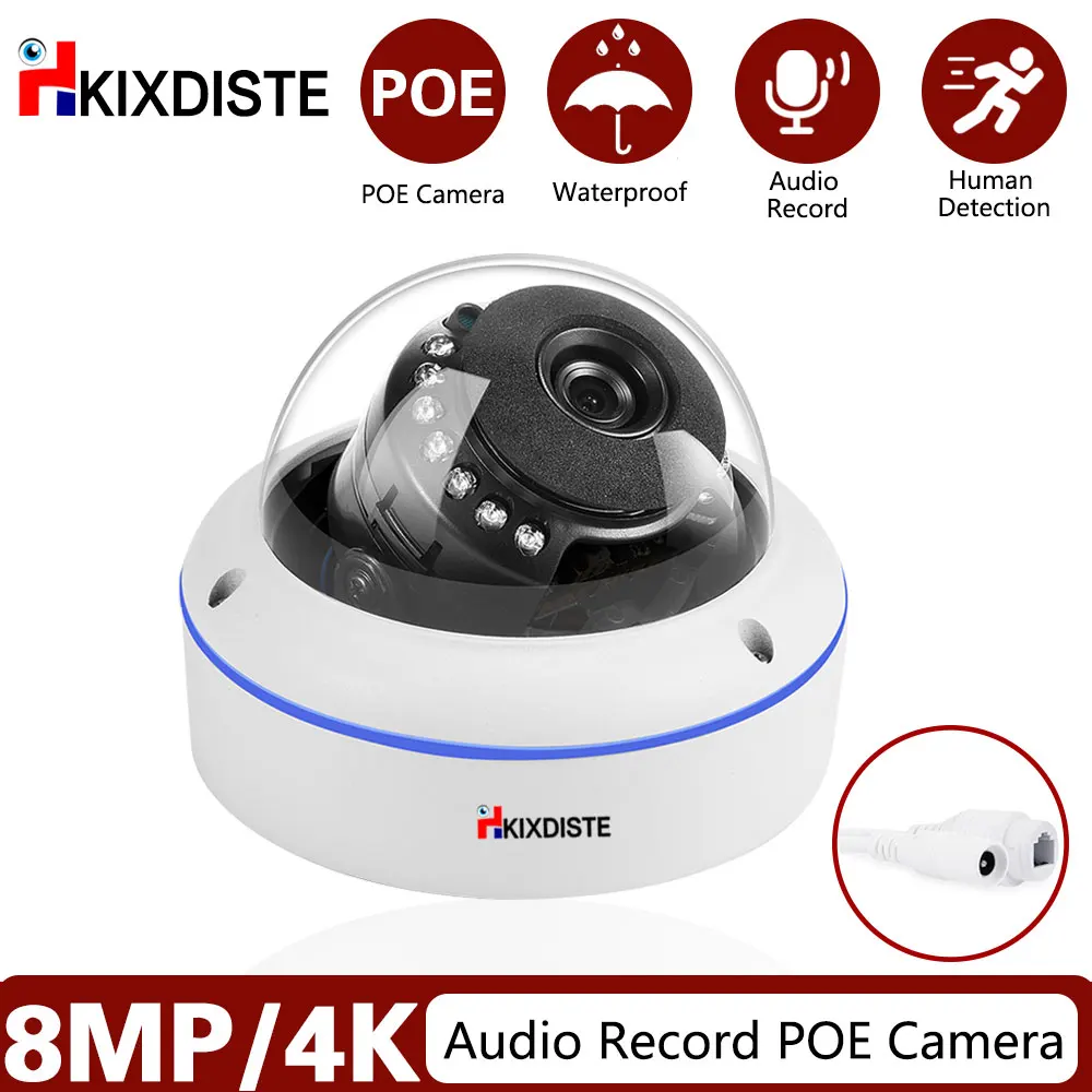 Home Security Nvr - Telecamera IP POE da 8mp 4K