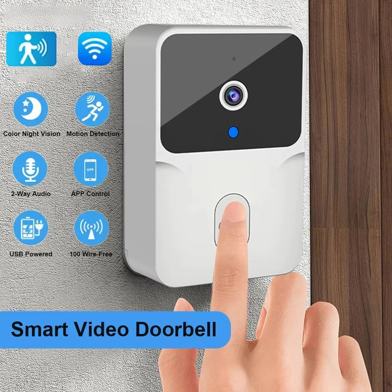 Home Security No Wifi Needed - Campanello Video WiFi Smart per Casa,