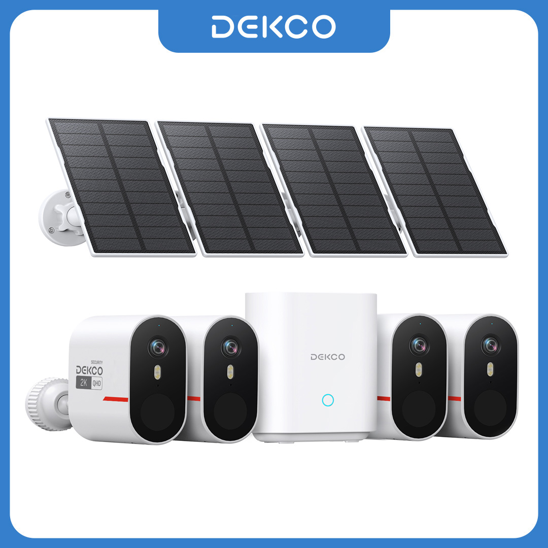 Home Security Outdoor Camera System - Sistema di telecamere solari WiFi Dekco