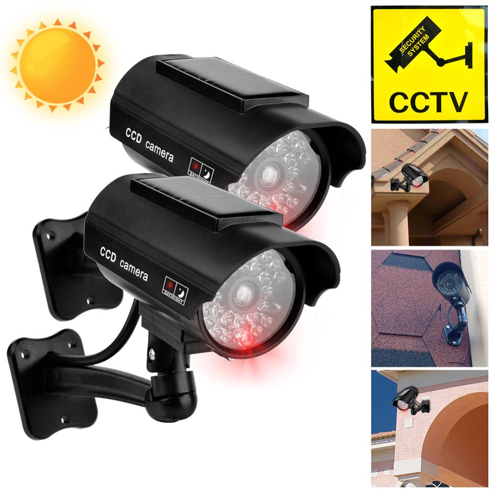 Home Security Outdoor Camera System - Telecamera di simulazione solare esterna telecamera