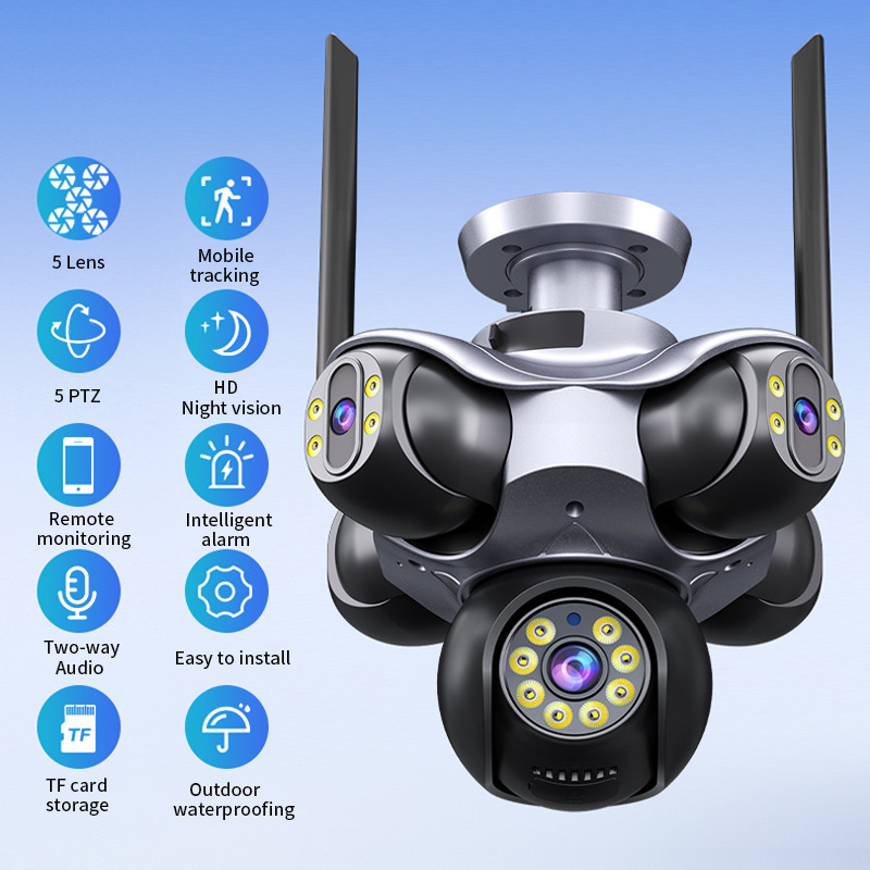 Home Security Land - Telecamera IP Dome PTZ Wireless a