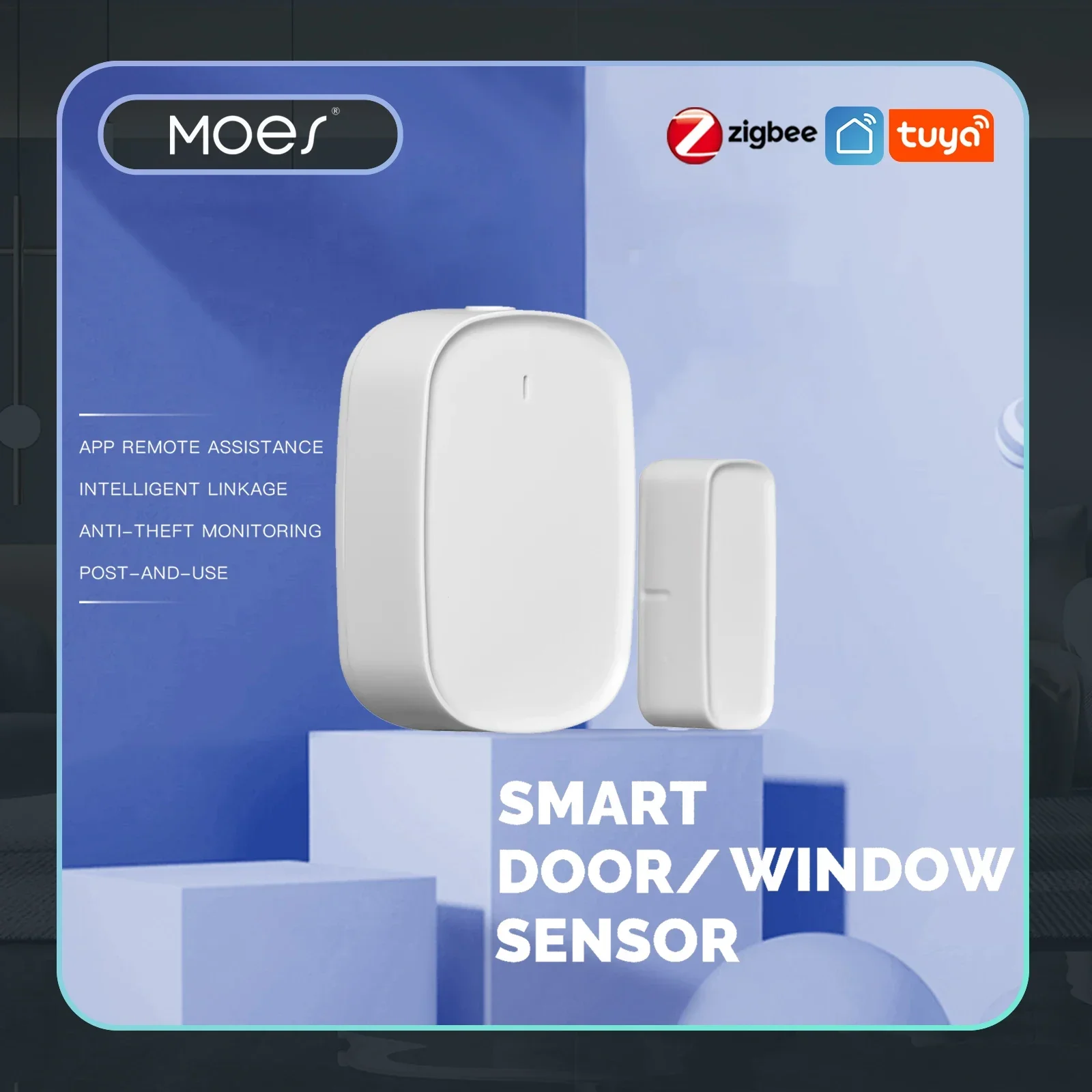 Home Security System Installation - MOES Tuya ZigBee/Wifi Rilevatore di sensori