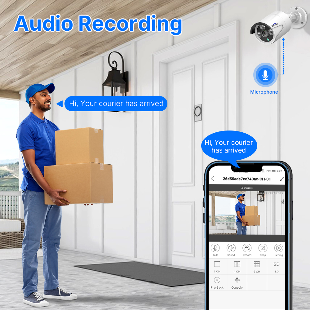 Hiseeu 5MP Audio IP Telecamera - Home Security Nvr recensione e prezzo