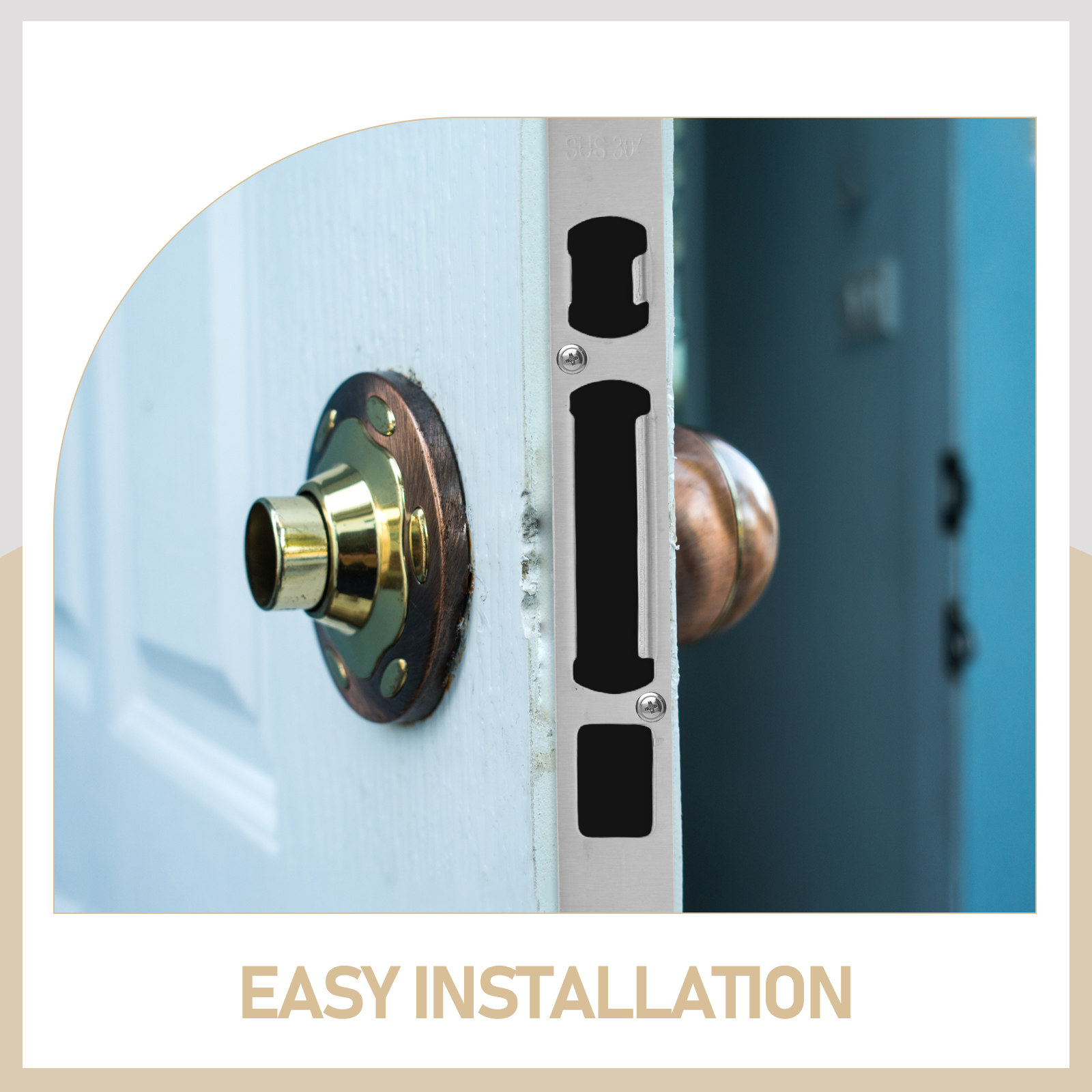 3 Pezzi di Piastre di Protezio - Home Security Door Lock recensione e prezzo