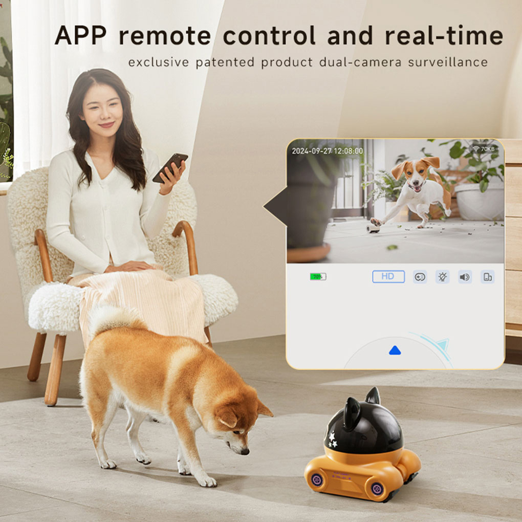 Telecamera robot con obiettivo - Home Security Robot Dog recensione e prezzo