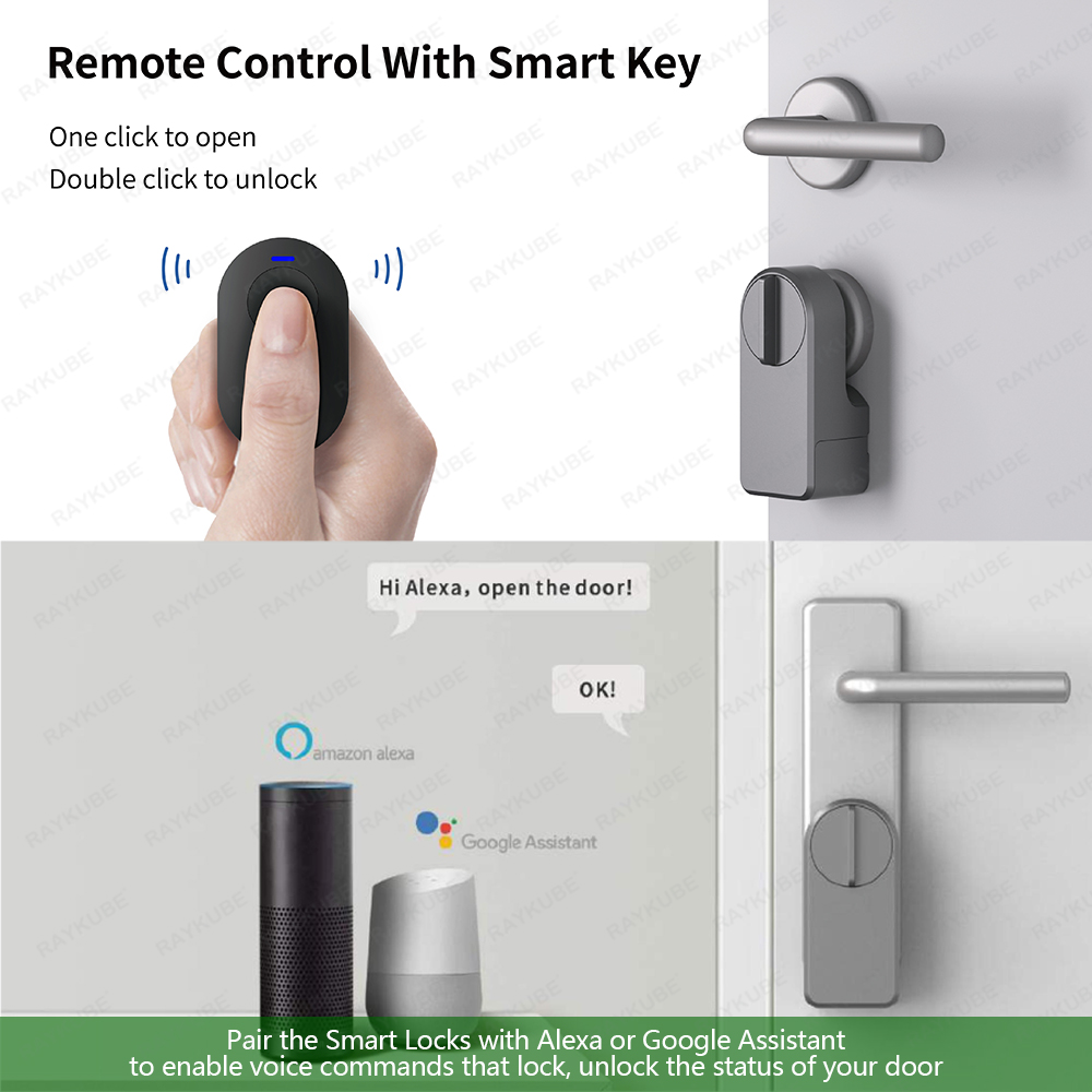 RAYKUBE A1 Pro Tuya BEL Set se - Home Security Door Lock recensione e prezzo
