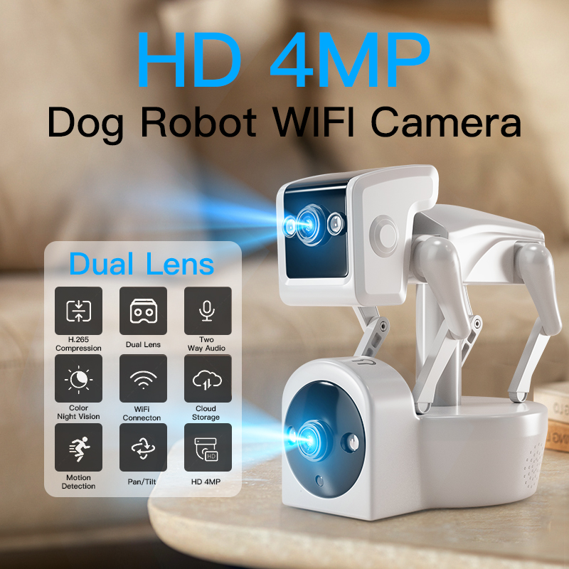 1080P 5G Dual Lens Robot Dog C - Home Security Robot Dog recensione e prezzo