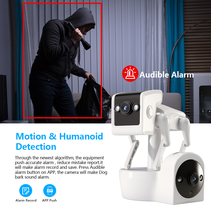 1080P 5G Dual Lens Robot Dog C - Home Security Robot Dog recensione e prezzo