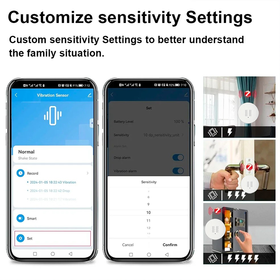 Sensore di Vibrazione e Inclin - Home Security Alarm System recensione e prezzo