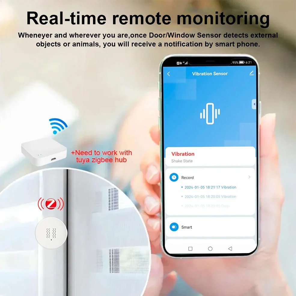 Sensore di Vibrazione e Inclin - Home Security Alarm System recensione e prezzo