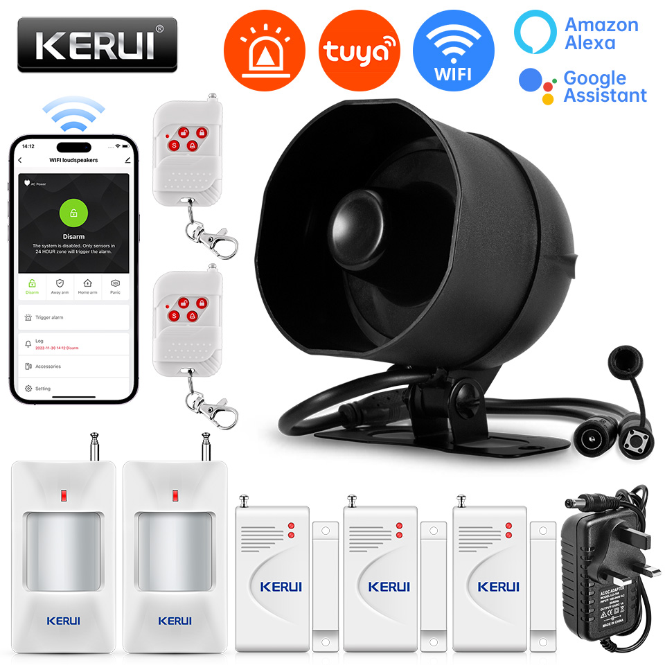 KERUI 120db Sirena Sistema di  - Home Security System Installation recensione e prezzo