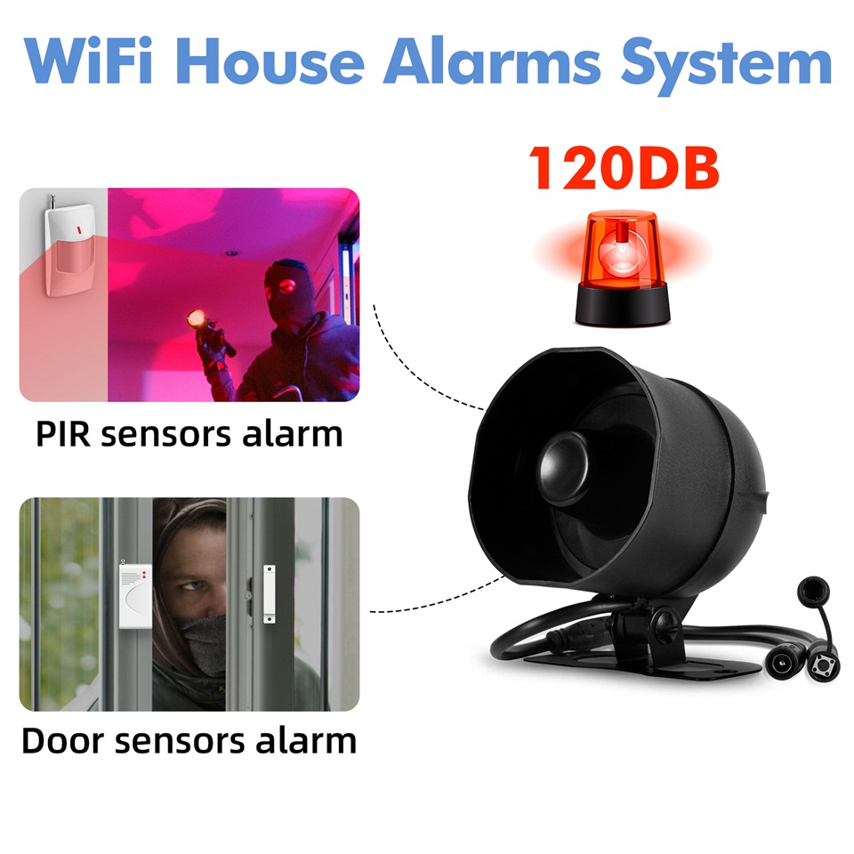 KERUI 120db Sirena Sistema di  - Home Security System Installation recensione e prezzo