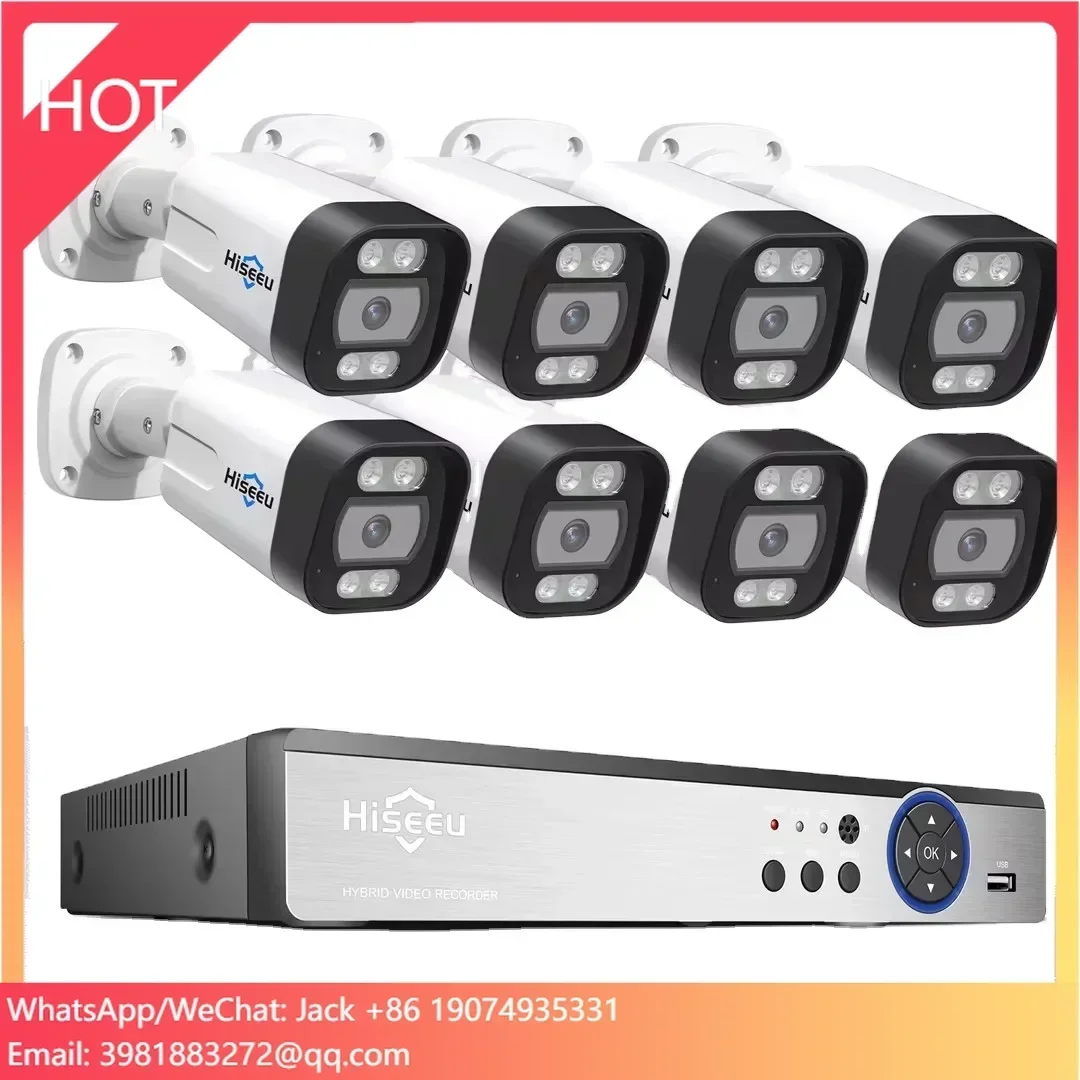 Hiseeu Kit NVR PoE IP 4K a 8 C - Home Security Nvr recensione e prezzo