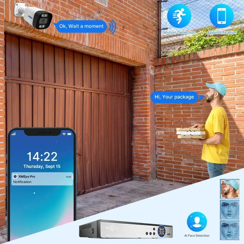 Hiseeu Kit NVR PoE IP 4K a 8 C - Home Security Nvr recensione e prezzo
