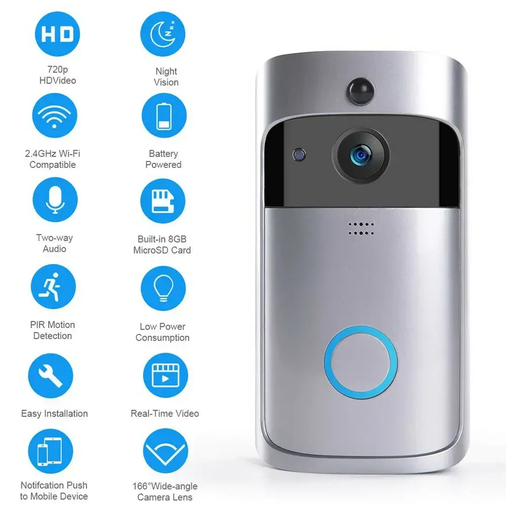 Campanello Wireless WIFI HD 72 - Home Security No Wifi Needed recensione e prezzo