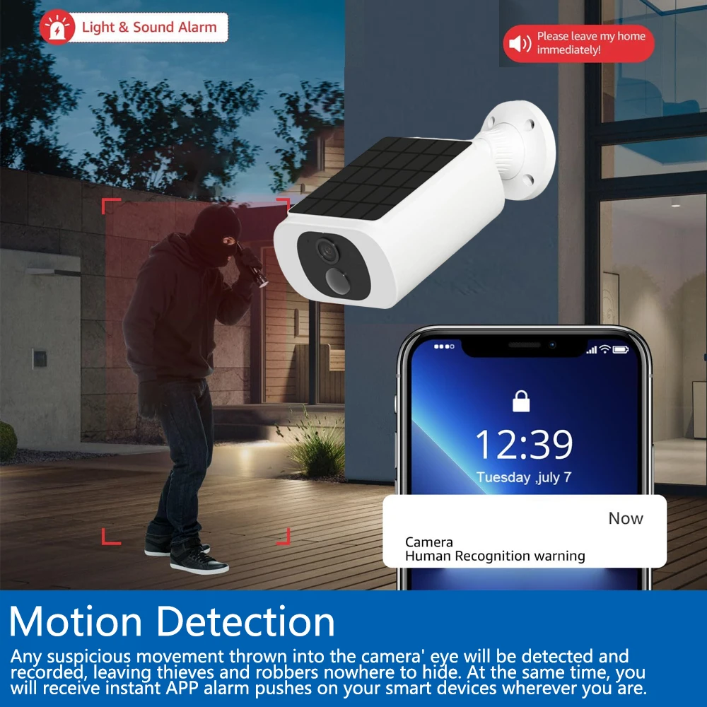 Telecamera di sicurezza solare - Home Security No Wifi Needed recensione e prezzo