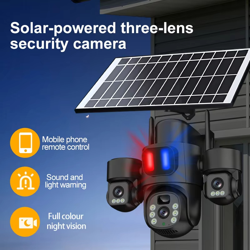 Telecamera PTZ solare WIFI Tel - Home Security Outdoor Camera System recensione e prezzo
