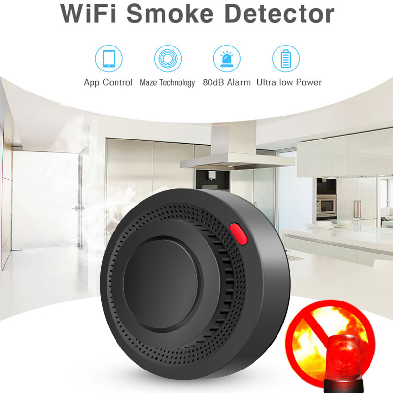 Rilevatore di fumo WiFi 2.4G,  - Home Security System Installation recensione e prezzo
